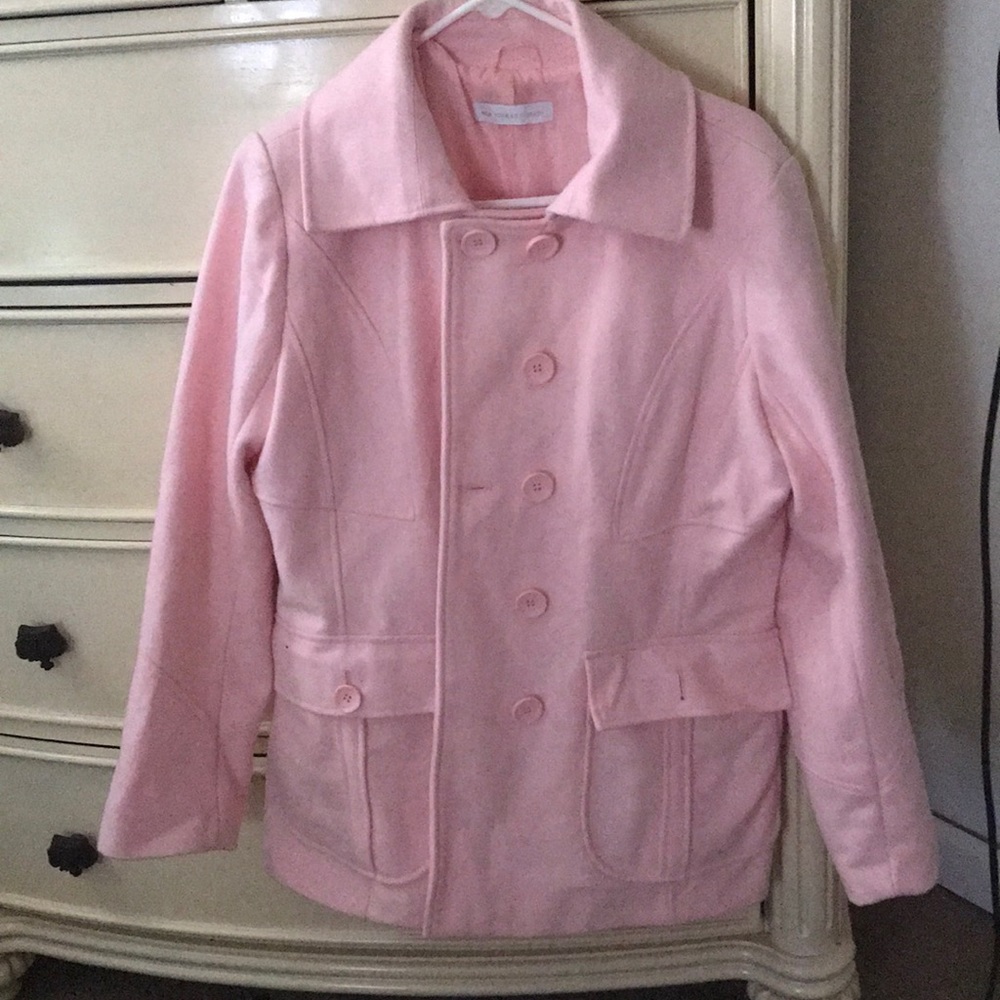 Pink winter coat